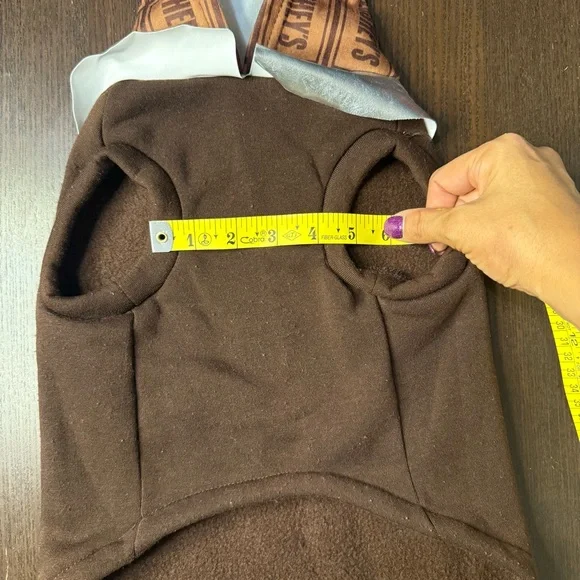 Hershey Milk Chocolate Bar Pet Hoodie Size Medium — Halloween Dog Costume - Picture 7 of 10